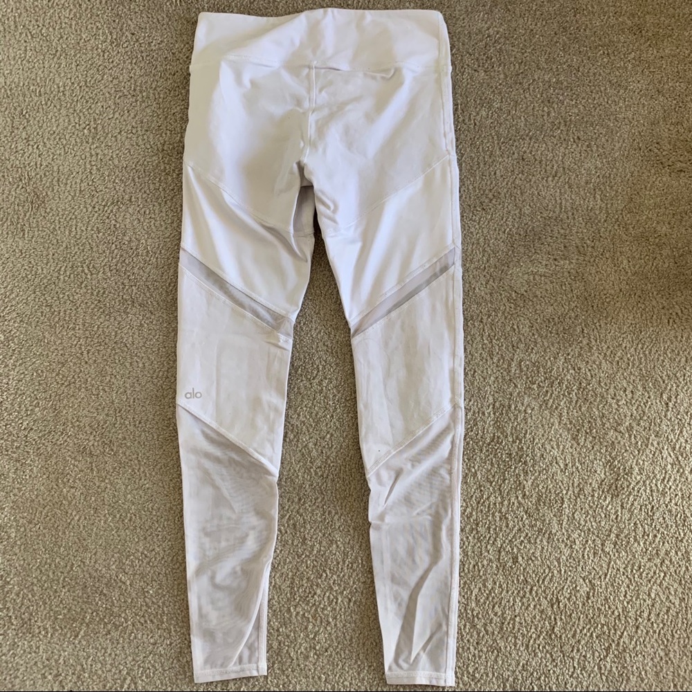 Alo White Sheila Leggings View 2
